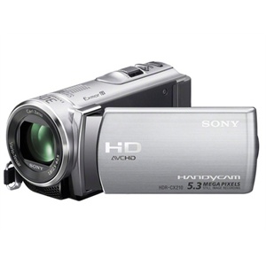 索尼（SONY）HDR-CX210E数码摄像机（银色）