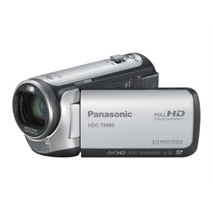 松下（Panasonic）HDC-TM80GK-S数码摄像机（银色）