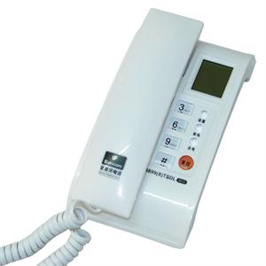 【当当销售配送】宝捷讯（Basicom) HCD8899(8)TSDL 803 有绳电话机（白色）