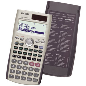 计算器 卡西欧计算器 CASIO FC200V 金融理财计算器