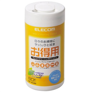 宜丽客(Elecom)负离水纸巾(60片)WC-AL60