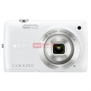尼康（Nikon）COOLPIX S4300数码相机（白色）