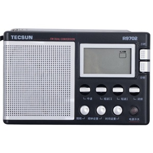 德生（Tecsun）R-9702收音机（黑色）