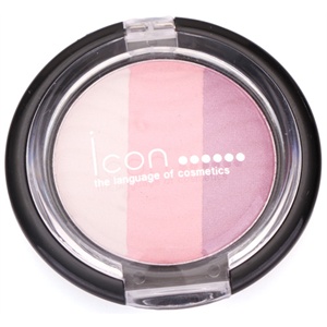 ICON 爱肯 炫彩立体三色眼影01#（浅紫色系）2.4g