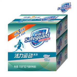 舒肤佳 活力运动系列劲能活力香皂115克x3