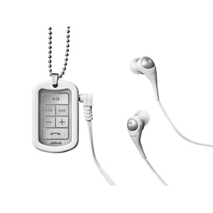 捷波朗（Jabra）STREET2军牌式设计双耳立体声蓝牙耳机（白色）
