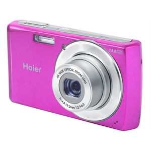 海尔（Haier）DC-S68数码相机（宝石粉）