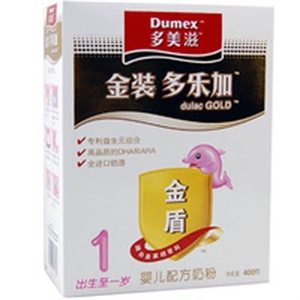 多美滋 金装多乐加婴儿配方奶粉400g/盒(0-12个月)