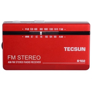 德生（Tecsun）R-102收音机（红色）