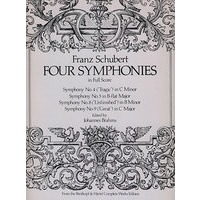 Four Symphonies in Full Score 舒伯特最受欢迎4部交响乐曲全谱