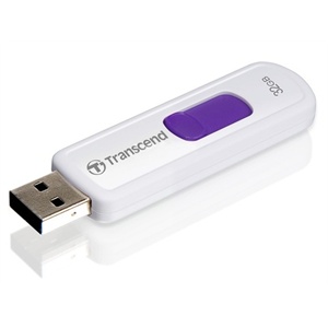 创见（Transcend）JetFlash530伸缩式U盘（白色）（32GB）