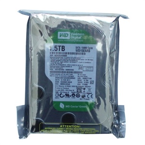 【当当自营】Western Digital 西部数据 Caviar Green 3.5英寸 1.5TB IntelliPower 64M SATA 3 Gb/s 台式机硬盘 WD15EARS