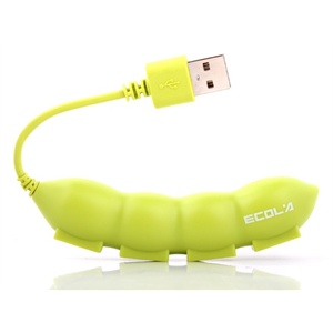 宜客莱（ECOLA）USB-HUB08豌豆USB2.0 4口集线器