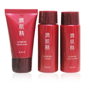 高丝kose润肌精洗颜霜+乳液+化妆水3件组合
