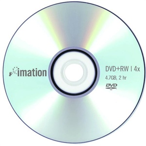 【当当销售配送】IMATION 怡敏信 DVD+RW 4X 4.7GB 商务银盘 单片盒装 刻录盘
