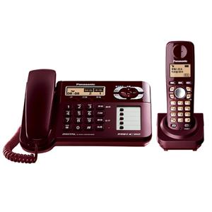 松下（Panasonic）KX-TG71CN 2.4G数字无绳电话机（石榴红）