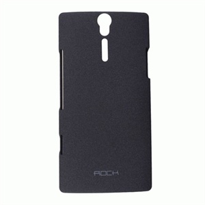 【当当自营】 ROCK洛克 索尼SONY LT26i 保护套 裸壳流沙系列 深灰色
