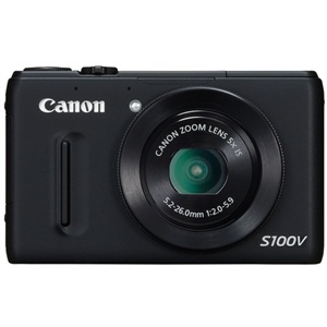 佳能（Canon）PowerShot S100V数码相机（黑色）