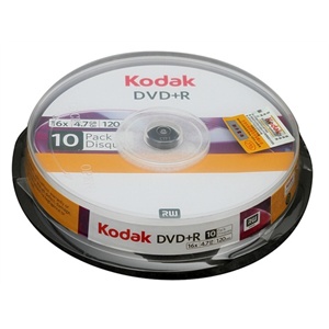 柯达（Kodak）DVD+R 16X光盘（10片装）