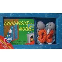 晚安月亮船 玩具书Goodnight Moon Board Book and Slippers