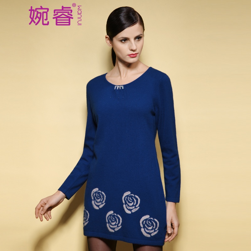 【女装 2014秋冬新品女士毛衣打底衫女长袖长