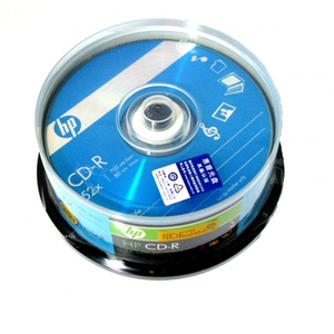 【当当销售配送】惠普HP CD-R 25片 刻录盘