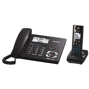 松下（Panasonic）KX-TG80CN2.4G数字无绳电话机（钢琴黑）