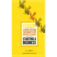Starting a Business (Lessons Learned) 开始做生意