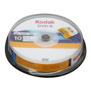 柯达（Kodak）DVD-R 16X光盘（10片装）