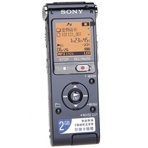 [当当自营]SONY 索尼 录音棒 ICD-UX512F 黑色 2G