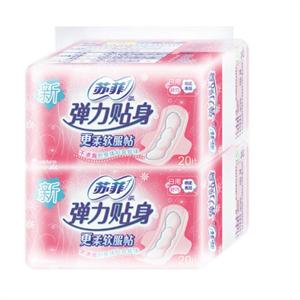苏菲 日用弹力贴身23cm 洁翼型（新） 20片×2两联包