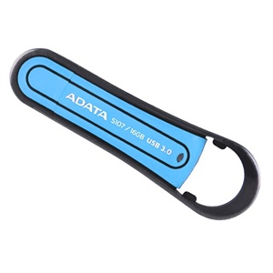 威刚（ADATA）S107 USB3.0防水抗震U盘（蓝色）（16GB）