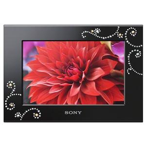 索尼（SONY）DPF-C700数码相框（黑底镶嵌水晶）