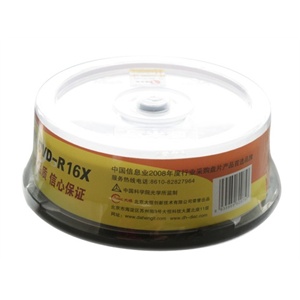 啄木鸟白系列DVD+R 16X光盘（25片装）