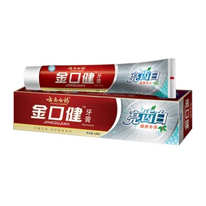 云南白药 金口健亮齿白酷爽冬青牙膏145g