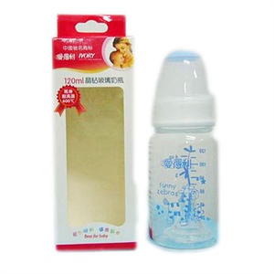 爱得利 晶钻玻璃奶瓶120ML（Y1018)