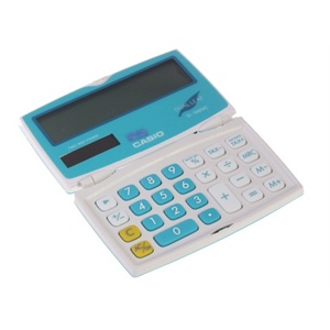 卡西欧（CASIO）SL-100VC-BU 8位计算器（冰蓝）?