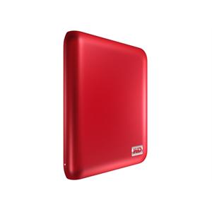 西部数据（WD）WDBACY5000ARD移动硬盘（红色）（500GB）