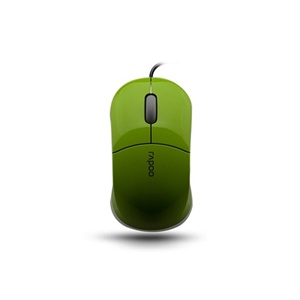 雷柏（Rapoo）N6000 USB笔记本小鼠标（绿色）