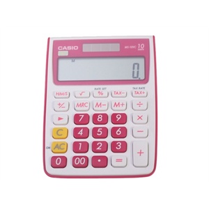 卡西欧（CASIO）MS-10VC-RD 10位计算器（玫红）?