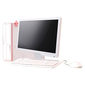 明基Joyhub LaVie E250台式整机（嫩红）（G920WL白色）