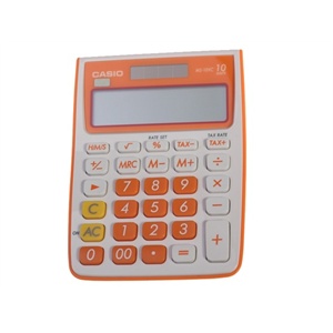 卡西欧（CASIO）MS-10VC-OE 10位计算器（亮橙）?