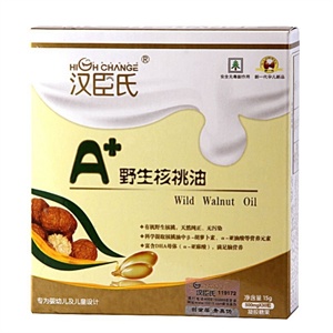 汉臣氏 智A+有机纯生核桃油软胶囊500mg*30粒