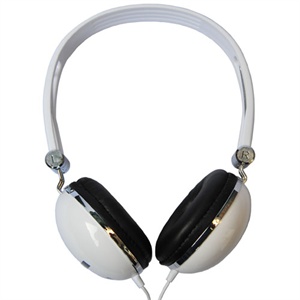 【当当销售配送】ECHOTECH 丹麦意高CE2180B 立体声耳机送麦(白色）