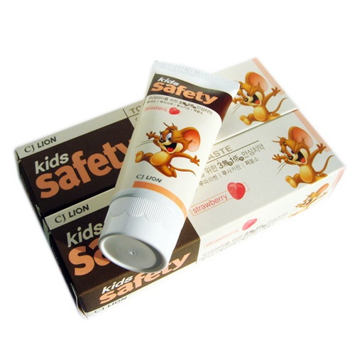 韩国希杰 奇净随福儿童牙膏(草莓香味)90g*2享