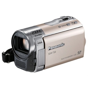 松下（Panasonic）SDR-T50数码摄像机（金色）