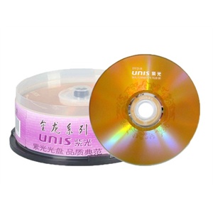 紫光（UNIS）金龙系列DVD-R刻录光盘（25片桶装）