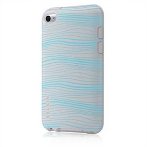 【当当销售配送】贝尔金 iPod touch 4代 激光图纹硅胶套 白绿