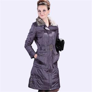 2011秋冬新品恒源祥羽绒服 女装 正品 长款 B-7066 韩版 修身
