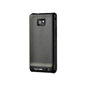 哈密瓜（hamimelon）磨砂系列三星i9100 i9108保护套（黑色）